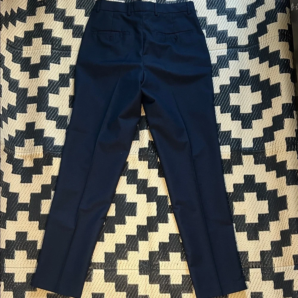 Youth Sz L Custom Slim Fit Black Label Navy Blue Suit - Picture 5 of 5